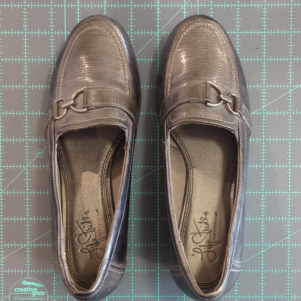 Life Stride Metallic Loafers